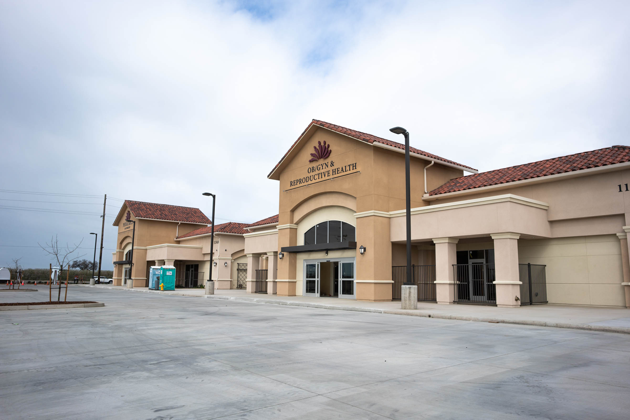 Exterior tan building of Cartmill Health Clinic